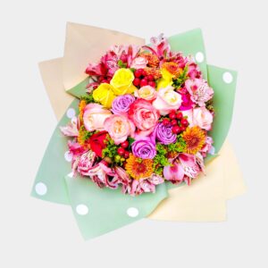 Bouquet Multicolor de Rosas